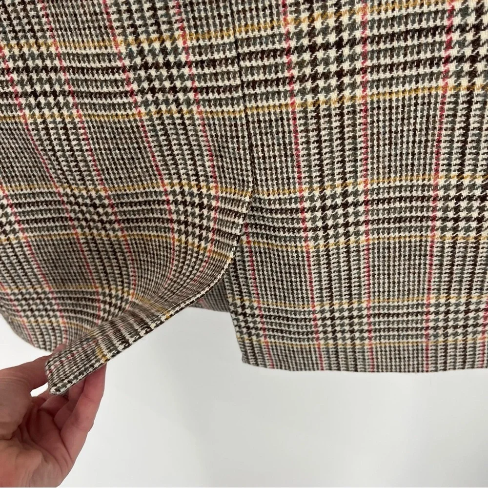 J. Crew Somerset Blazer in Glen Plaid English Wool Tailored Fitted | women’s 6T - Picture 8 of 15